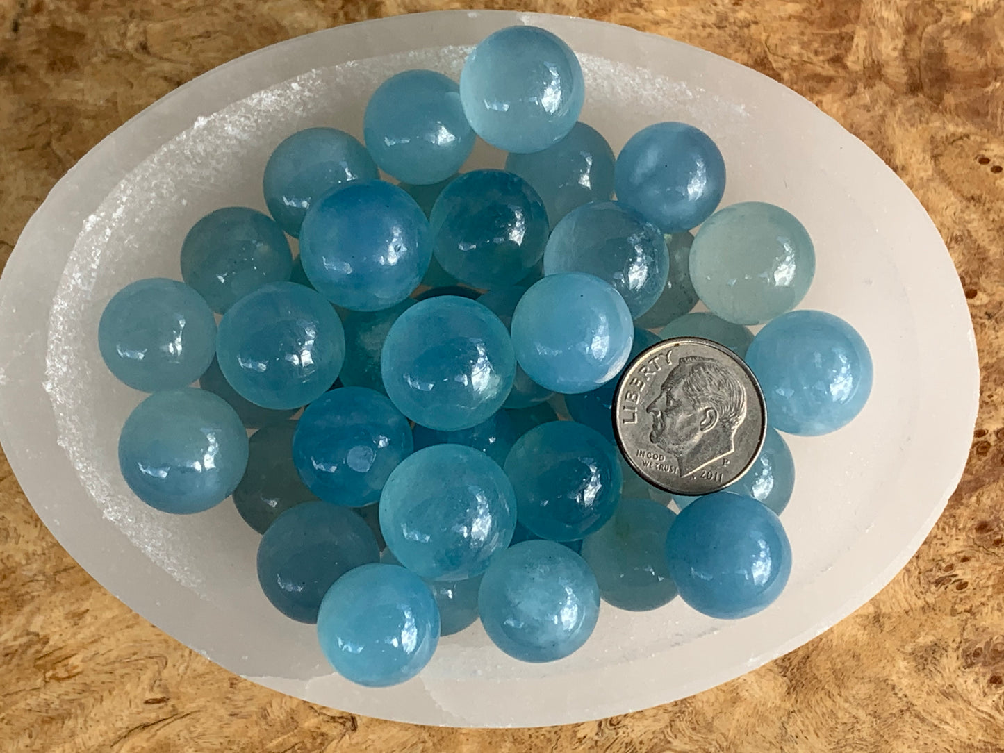 Mini Aquamarine Sphere