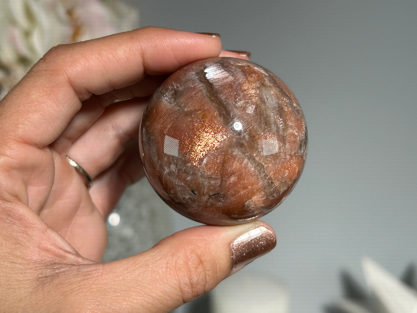 Confetti Sunstone Sphere (1.9", 48mm)