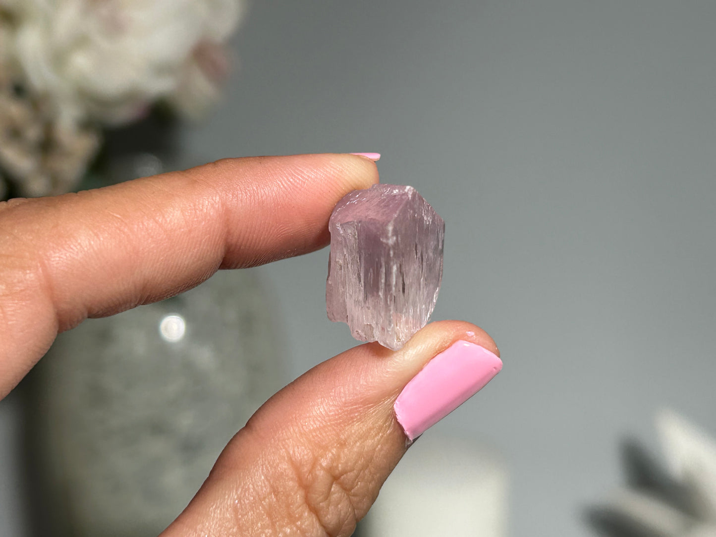 Natural Purple Kunzite Point (1", 26mm)