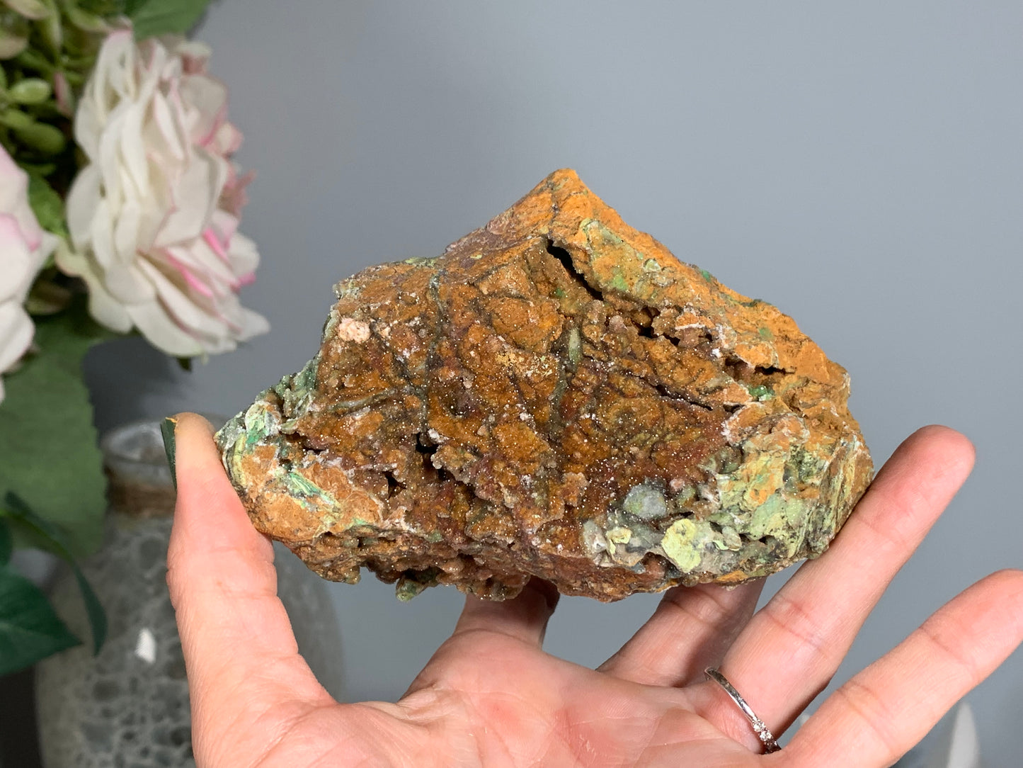 Druzy Chrysoprase (4.6", 117mm)