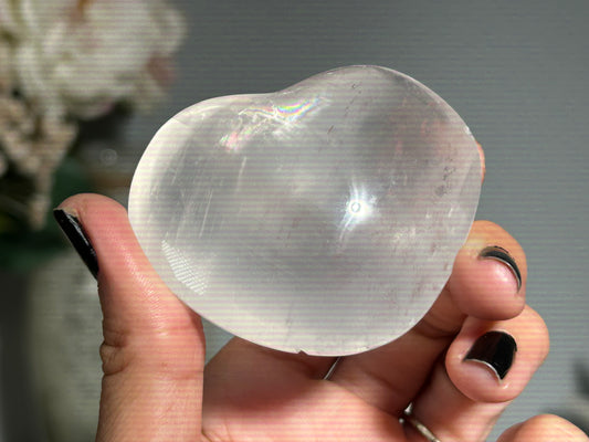Optical Calcite Heart #OC32