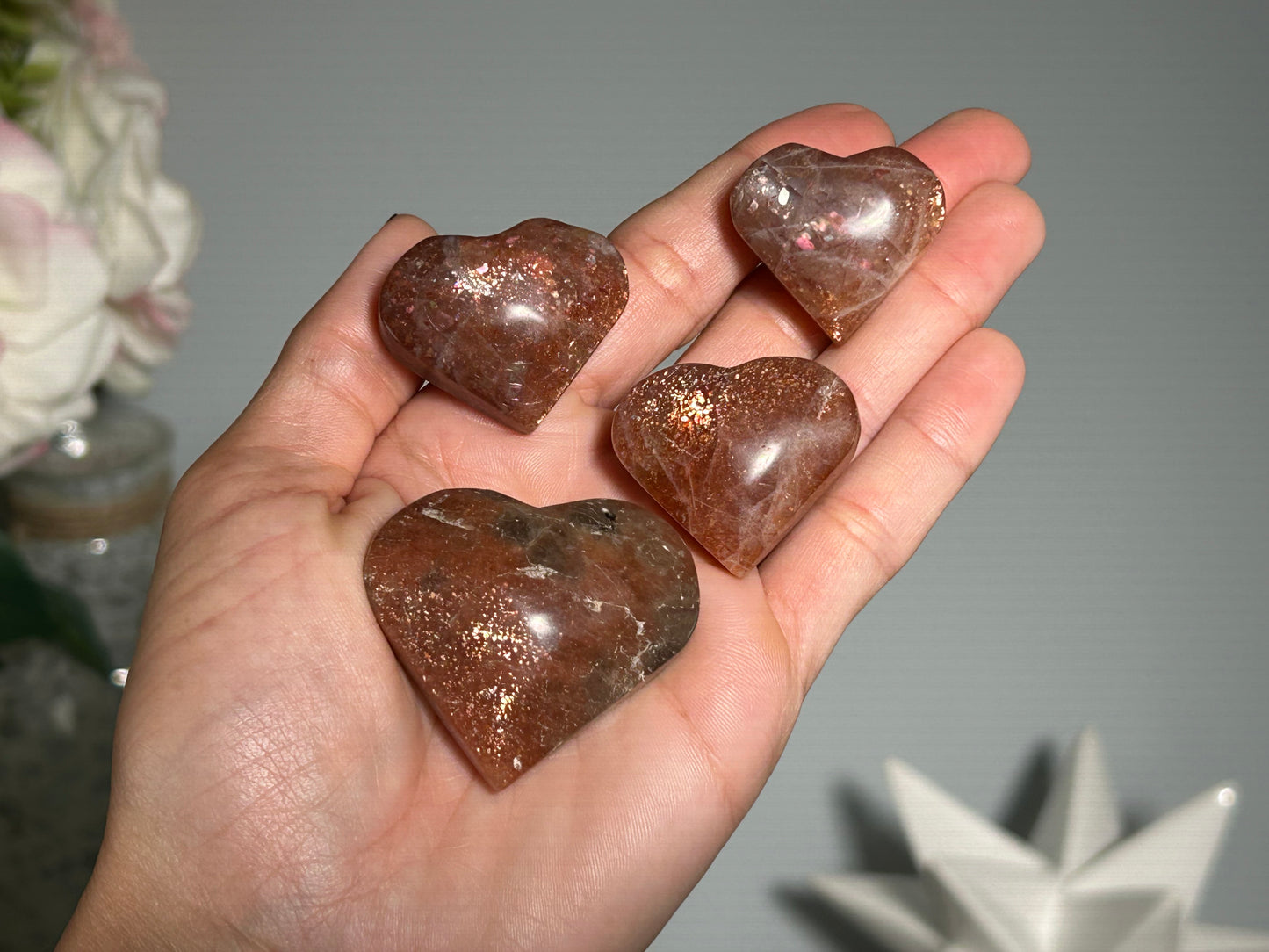 Confetti Sunstone Heart