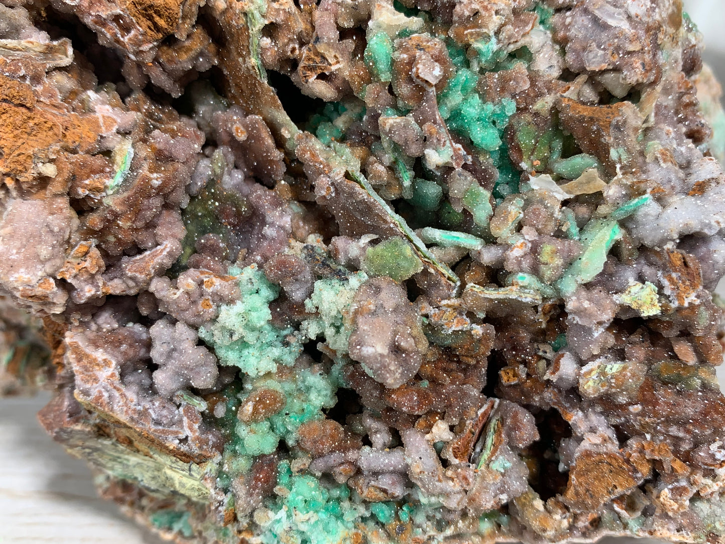 Druzy Chrysoprase (6.5", 165mm)