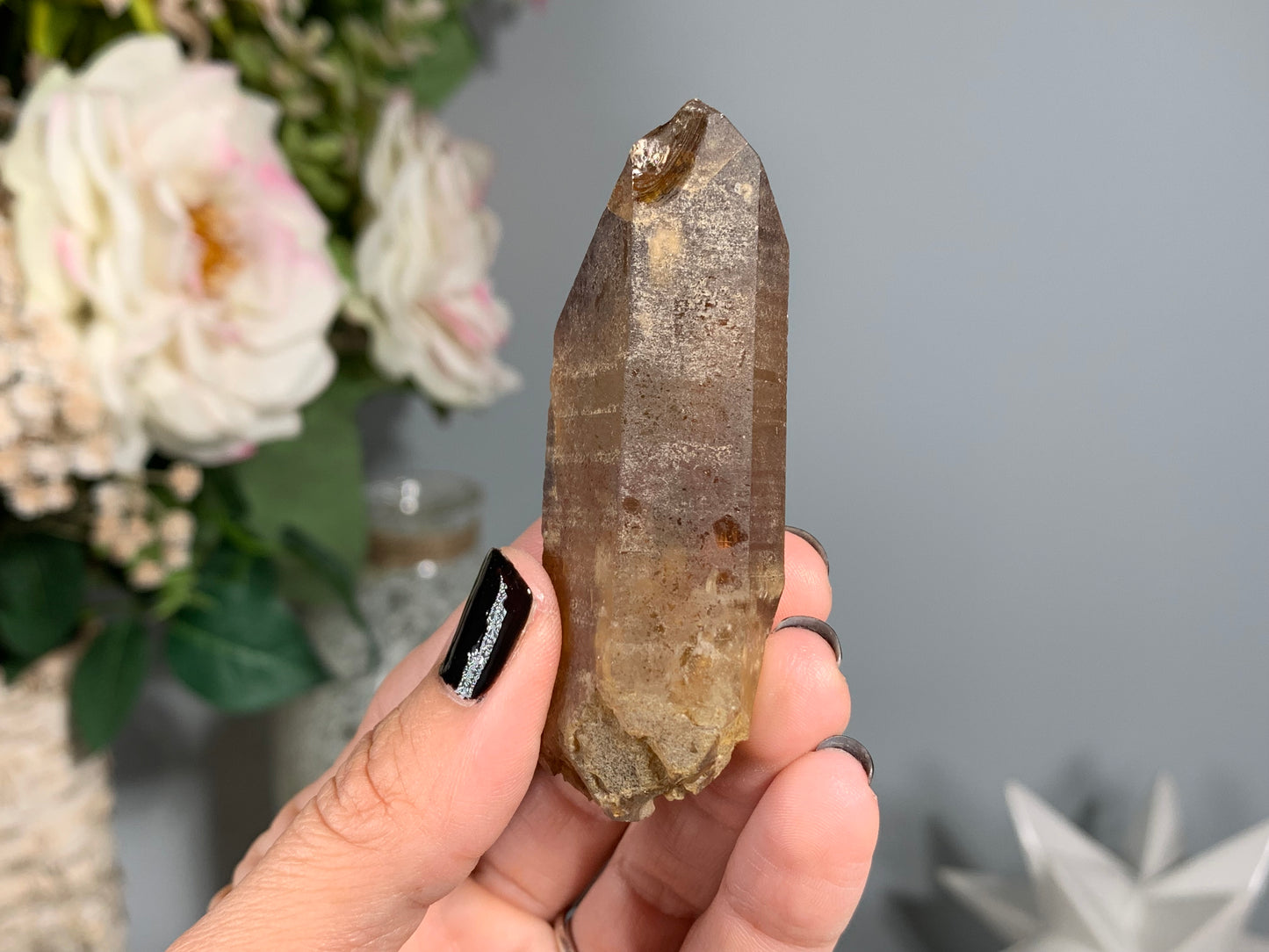 Congo Smoky Citrine Point (2.8", 71mm)