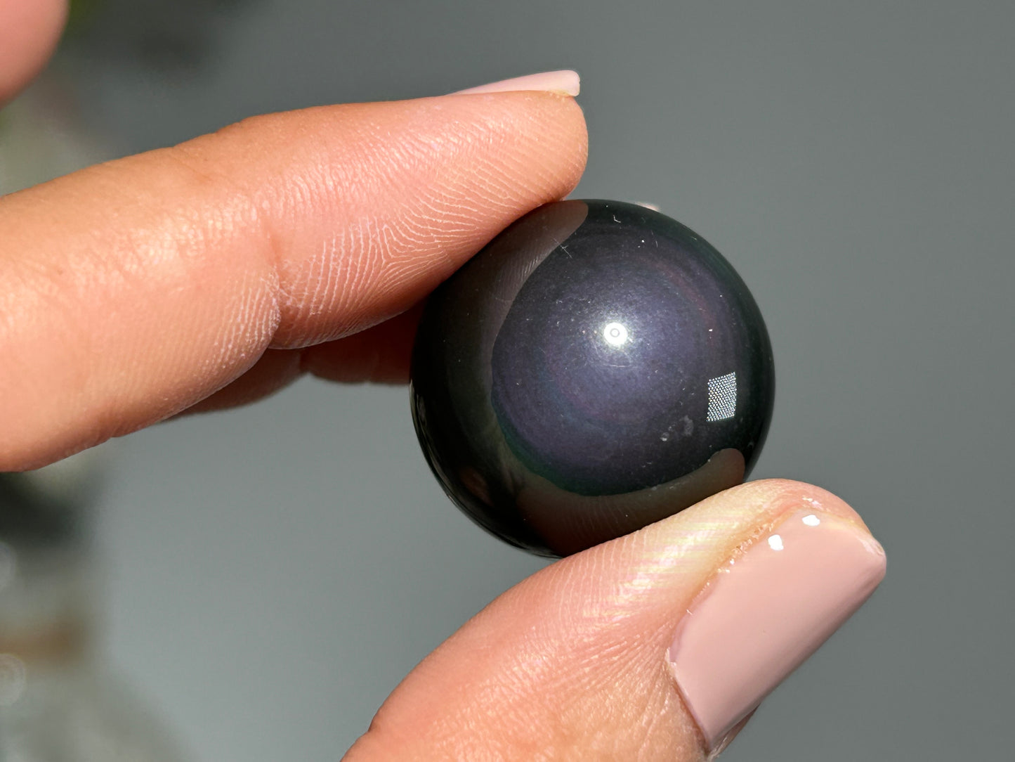 Small Rainbow Obsidian Sphere