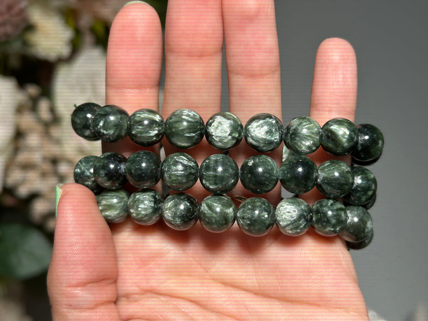 10mm Seraphinite Bracelet