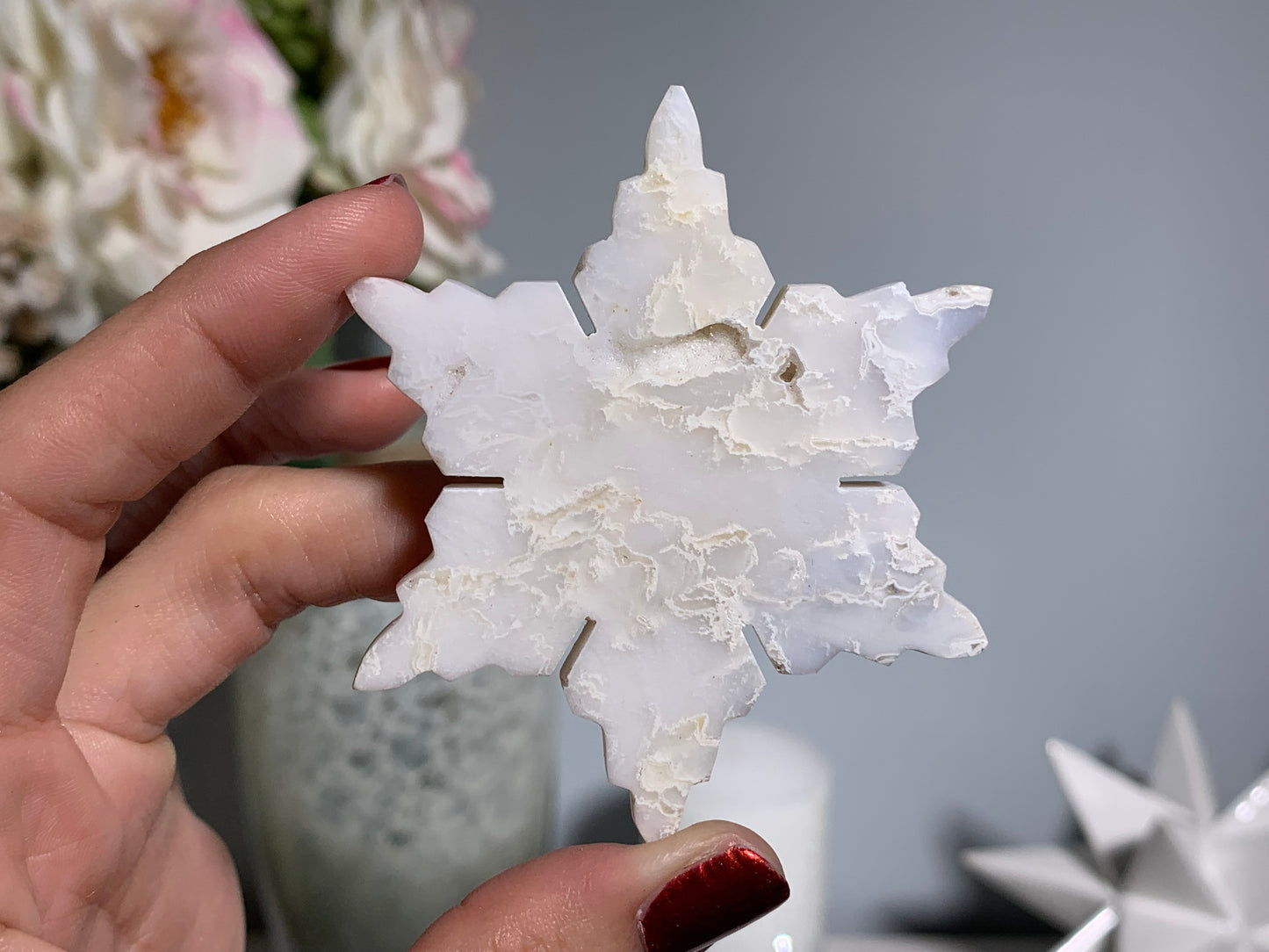 Snow Quartz Snowflake