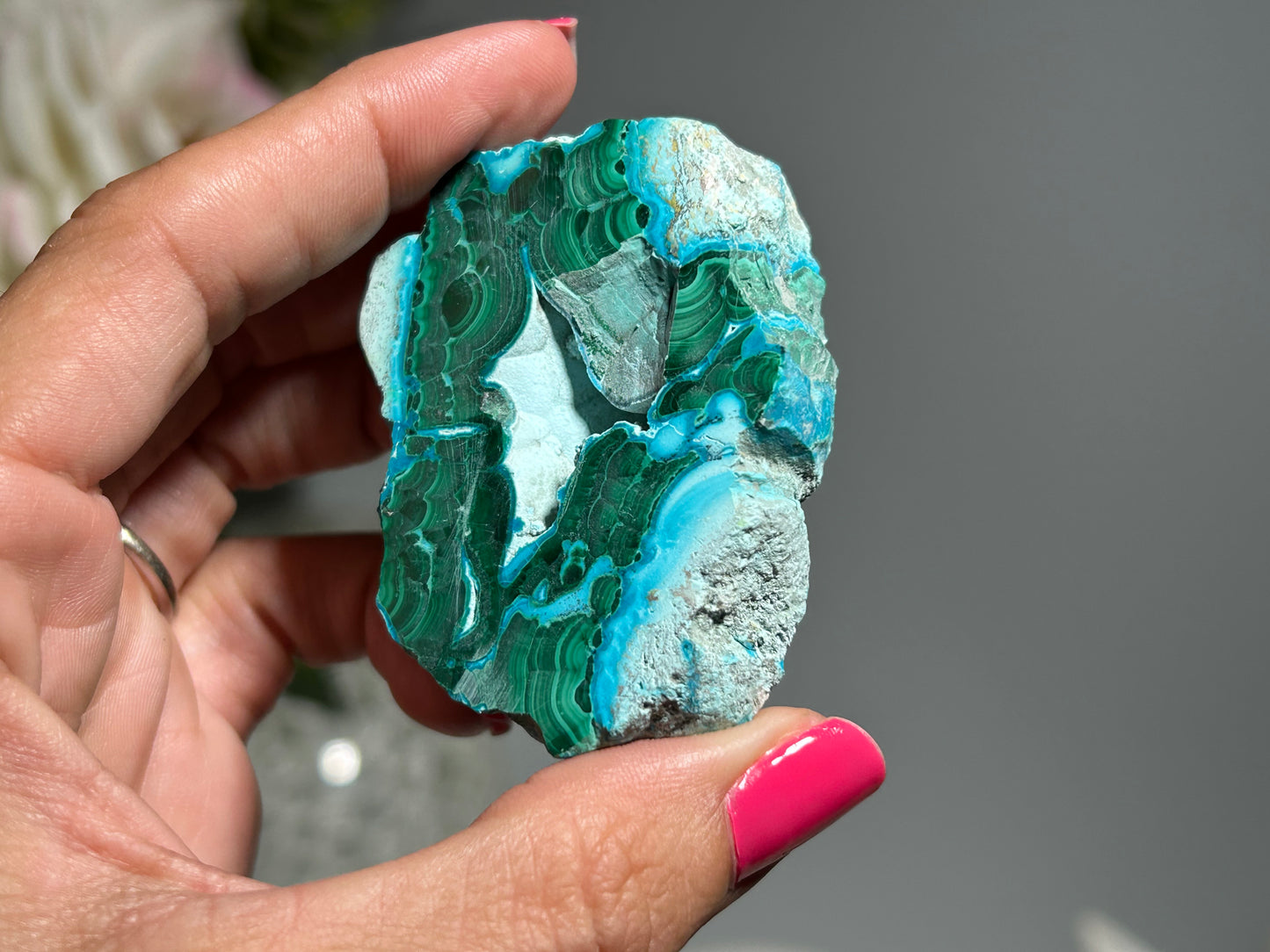 Malachite Chrysocolla Slab (2.25", 57mm)