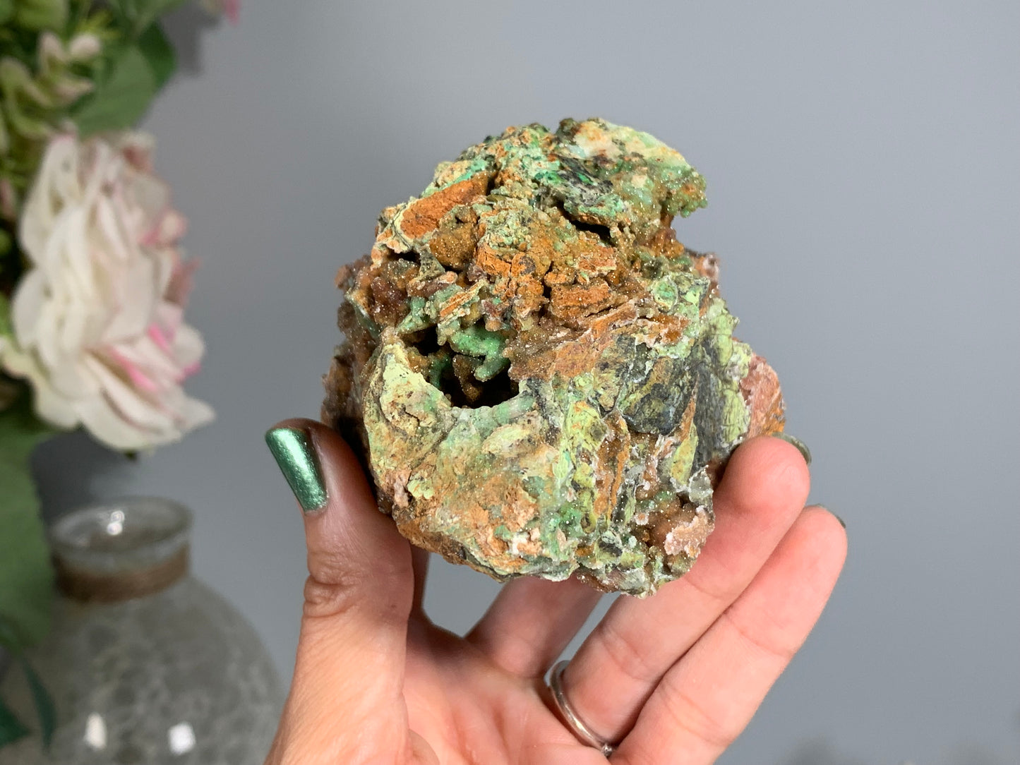 Druzy Chrysoprase (4.6", 117mm)