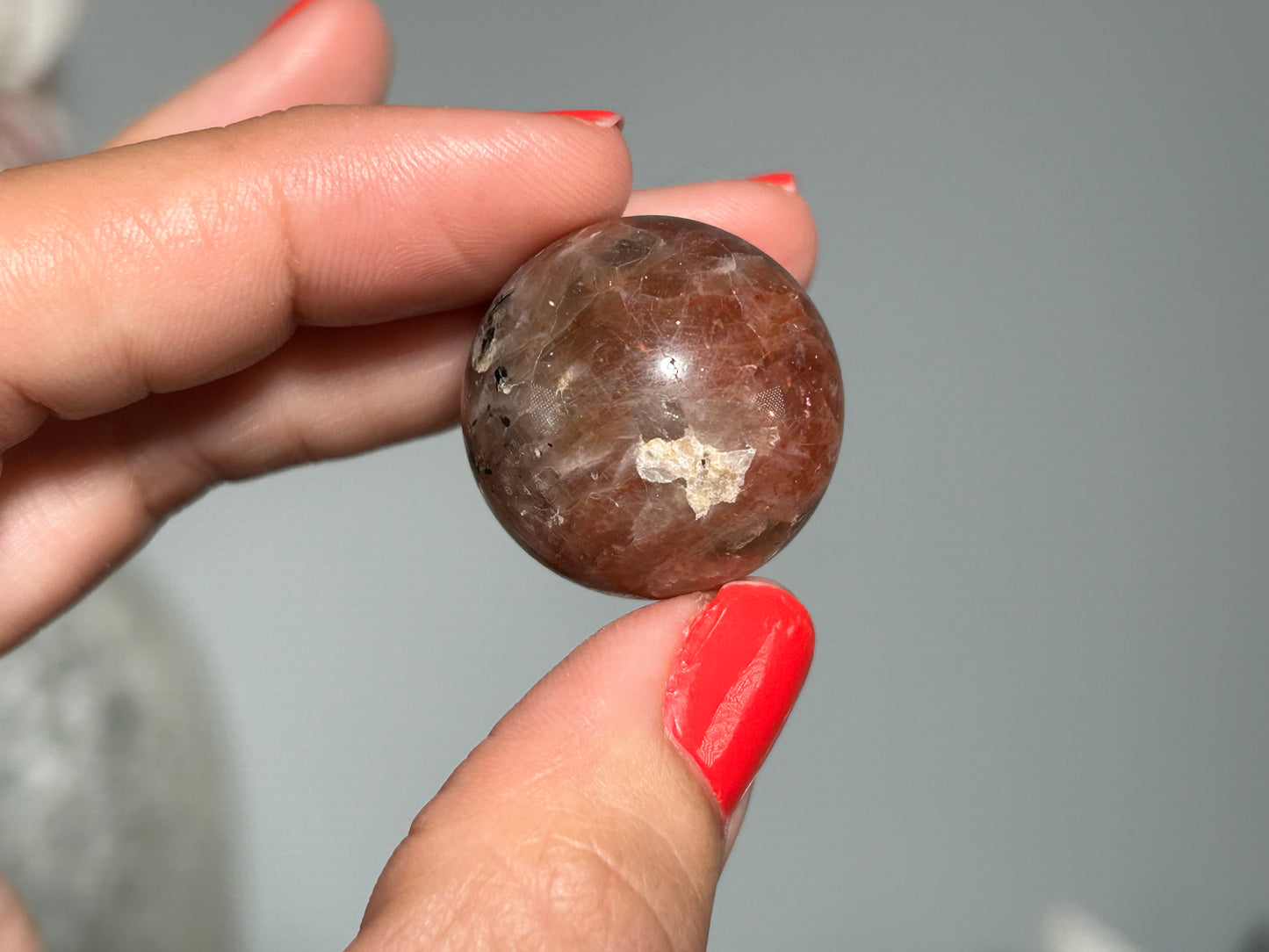 Confetti Sunstone Sphere (0.9", 24mm)