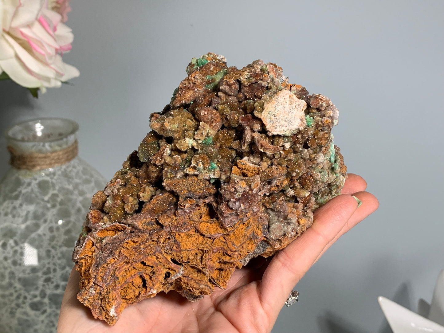 Druzy Chrysoprase (5", 126mm)