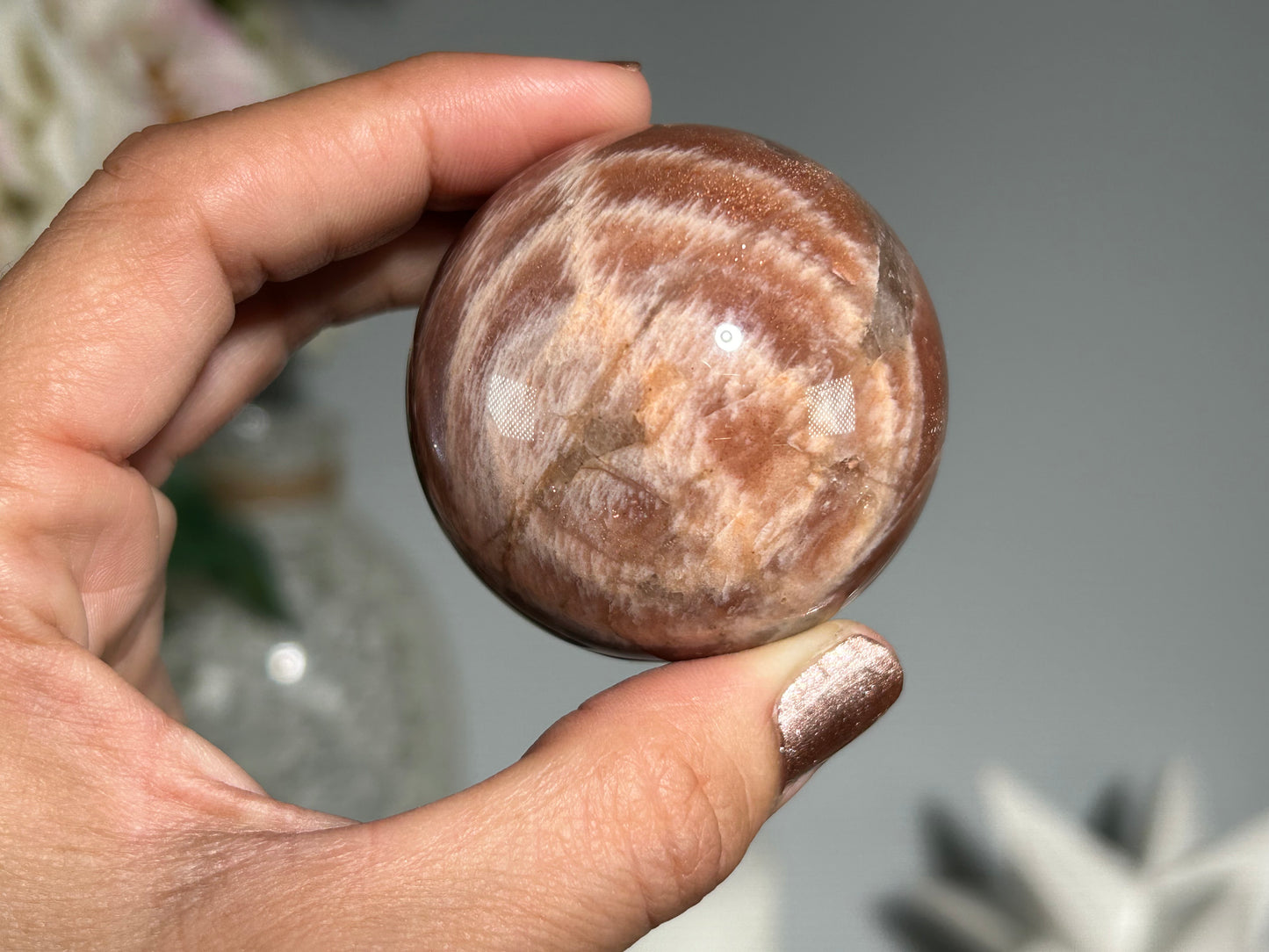 Confetti Sunstone Sphere (1.9", 48mm)