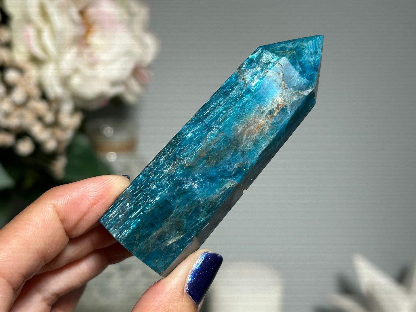 Blue Apatite Tower