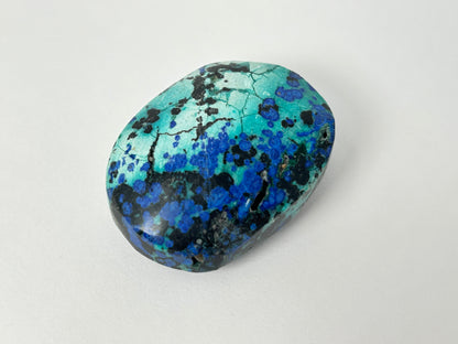 Azurite Chrysocolla Palm Stone #29