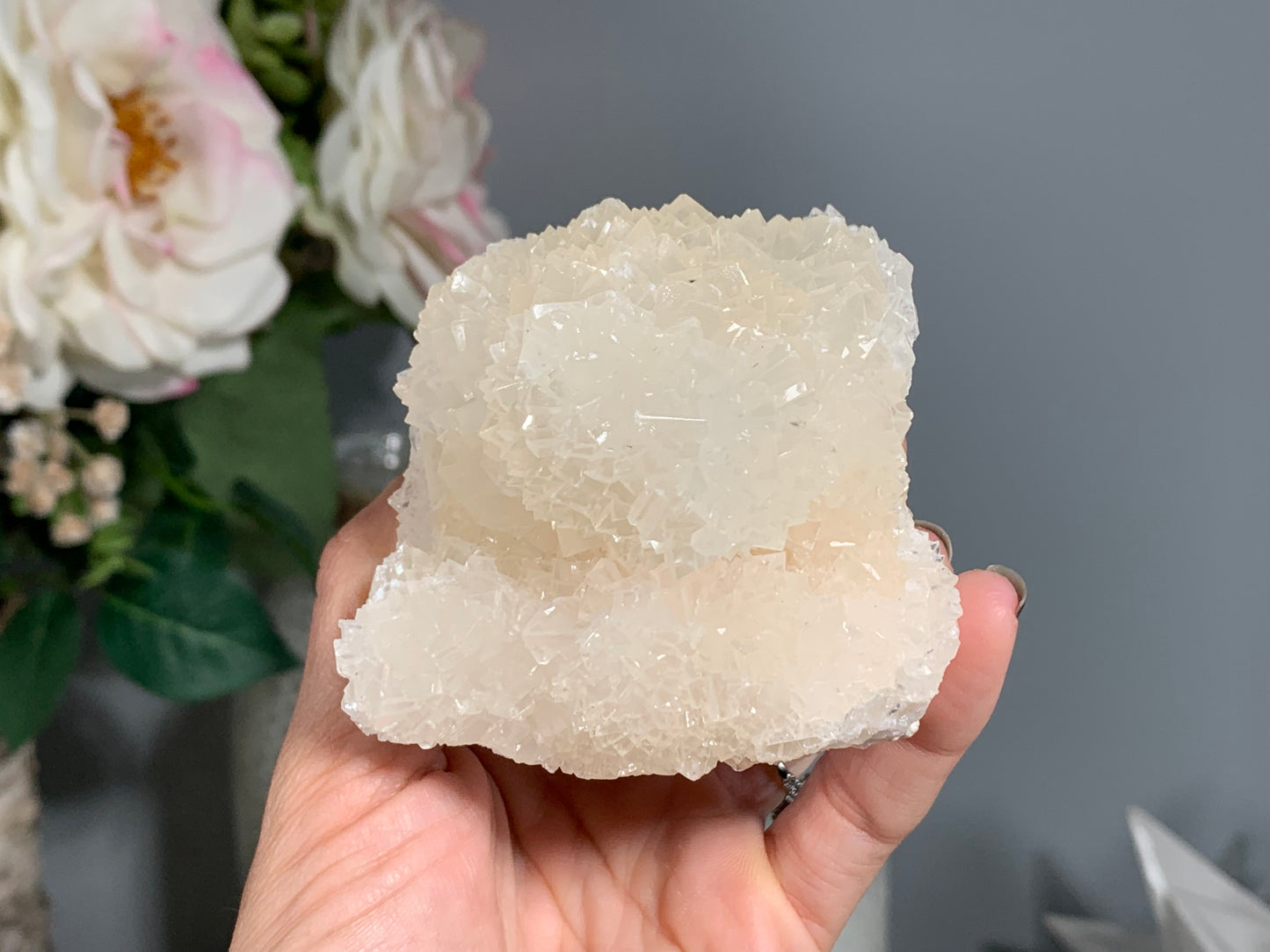 Natural Premium Calcite Flower (2.9", 74mm)