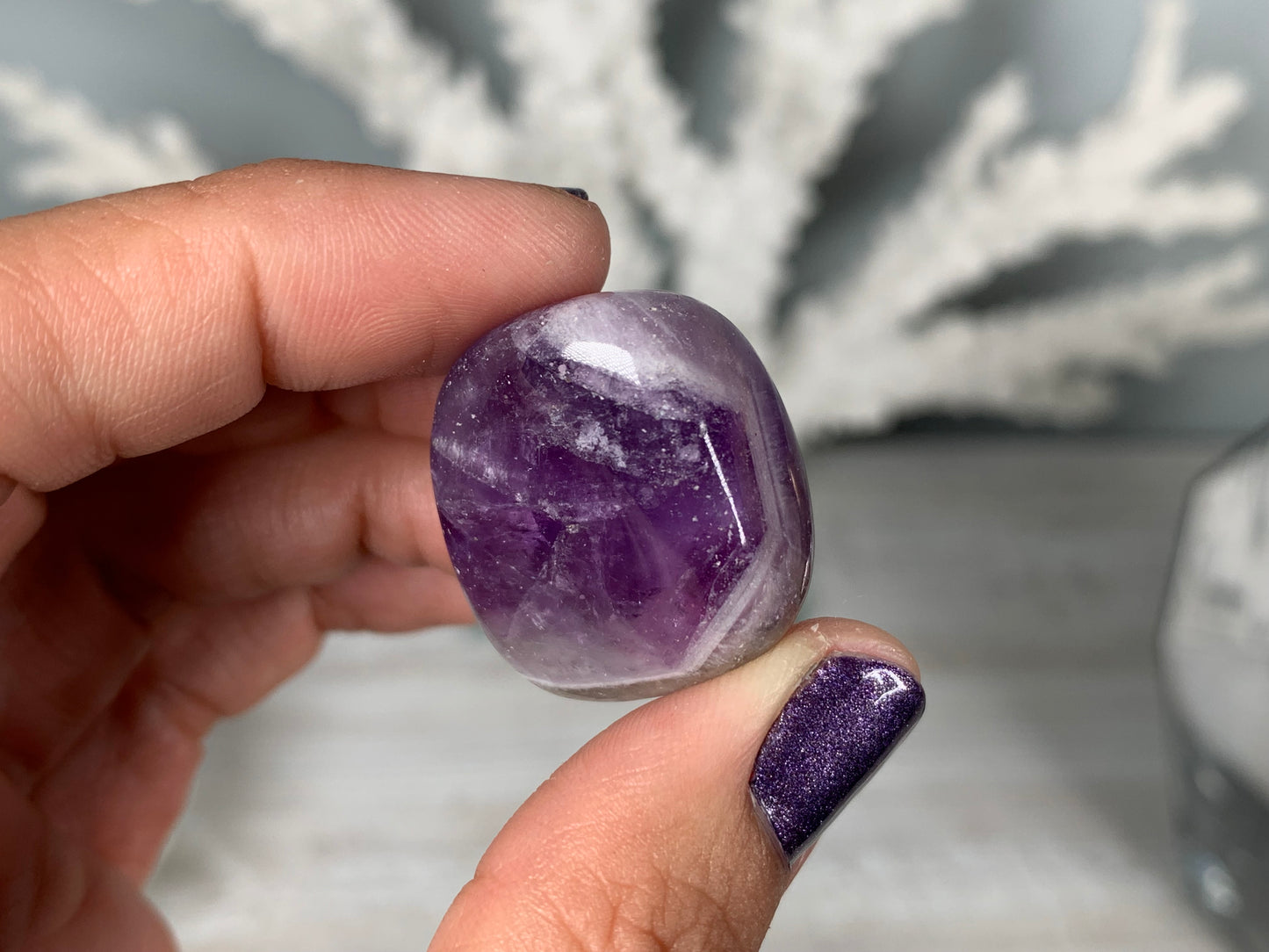 Tumbled Dog Tooth Amethyst Large