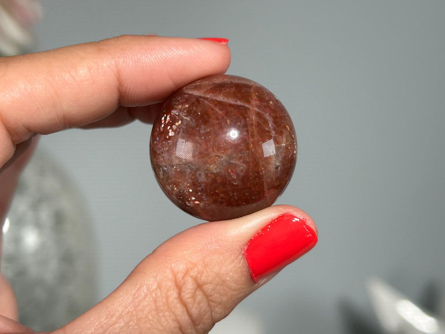 Confetti Sunstone Sphere (1.1", 28mm)