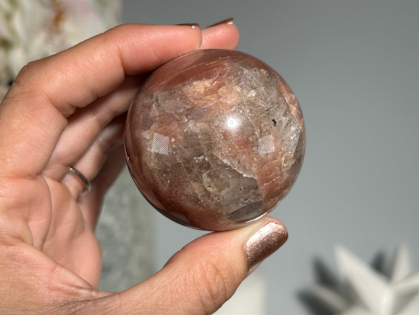 Confetti Sunstone Sphere (1.9", 49mm)