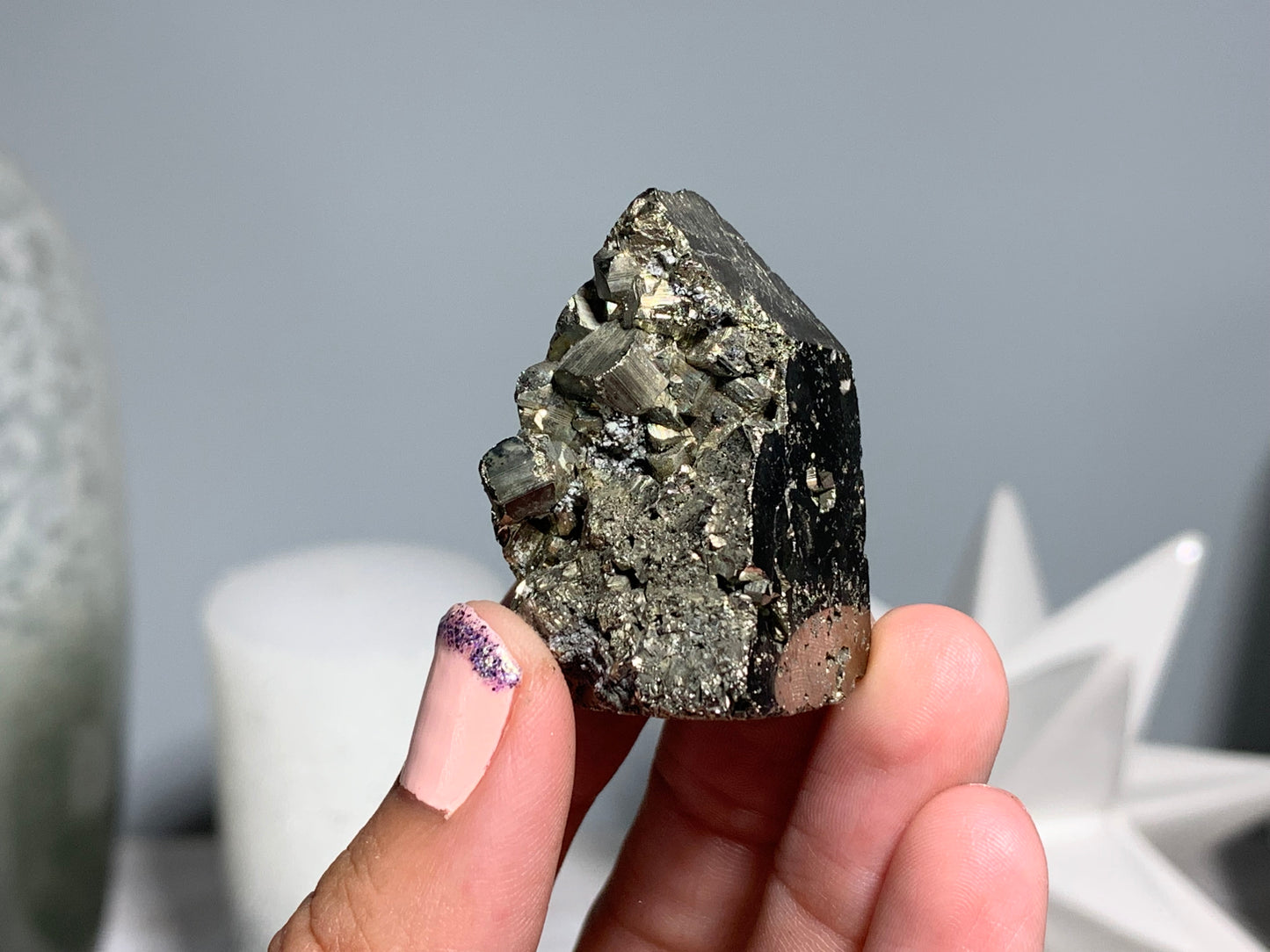 Pyrite Geode Obelisk Small