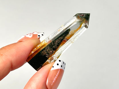Golden Healer with Chlorite Tower
