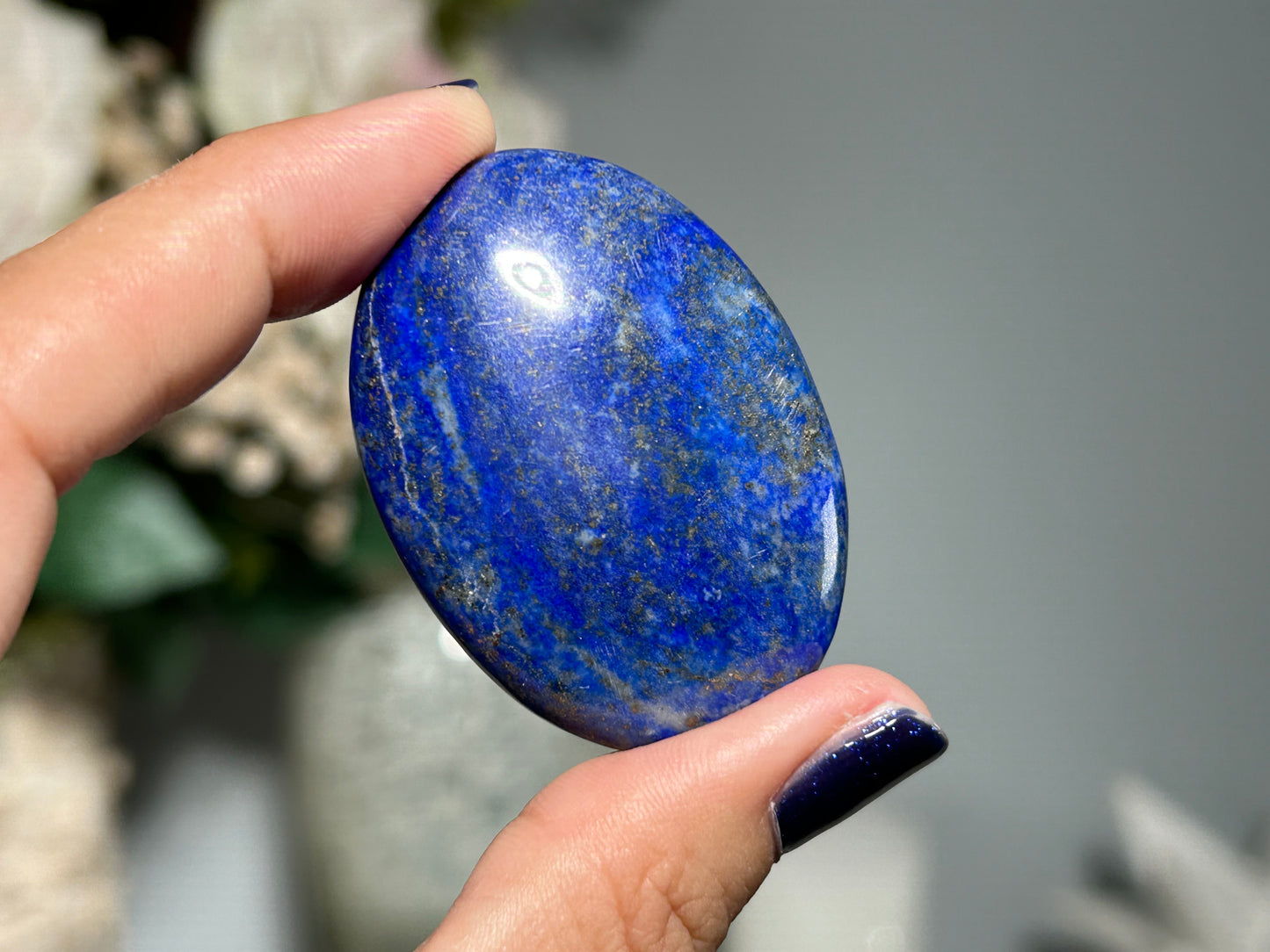 Lapis Lazuli Palm Stone Small