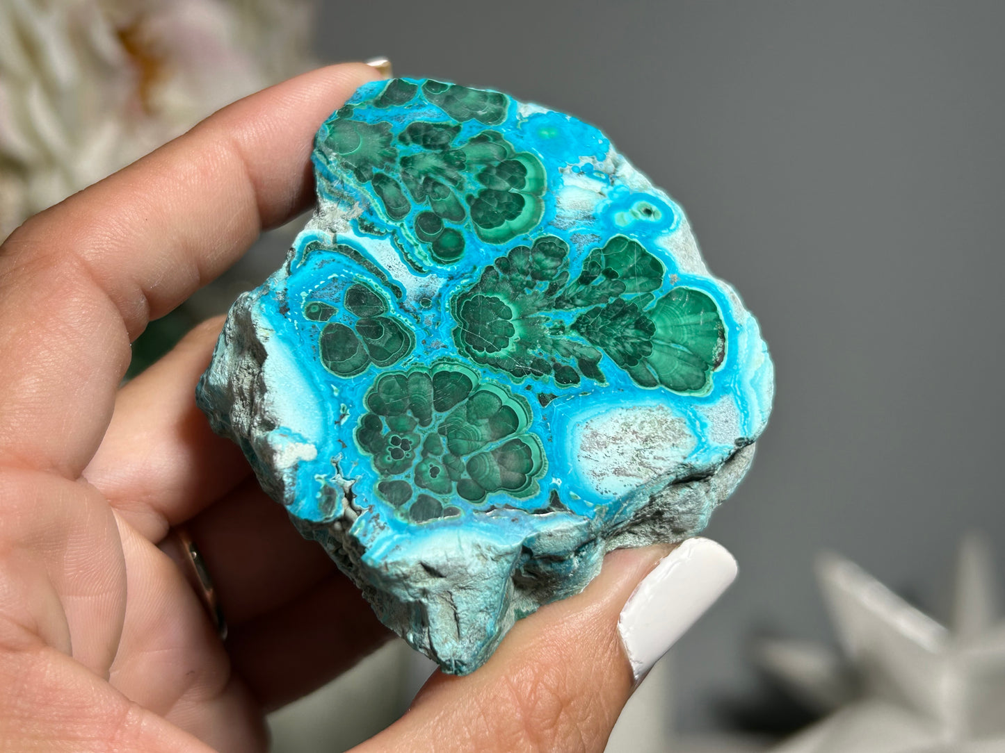 Malachite Chrysocolla Slab (2.6", 67mm)