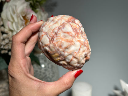 Red Vein Jasper Brain (3.2", 81mm)