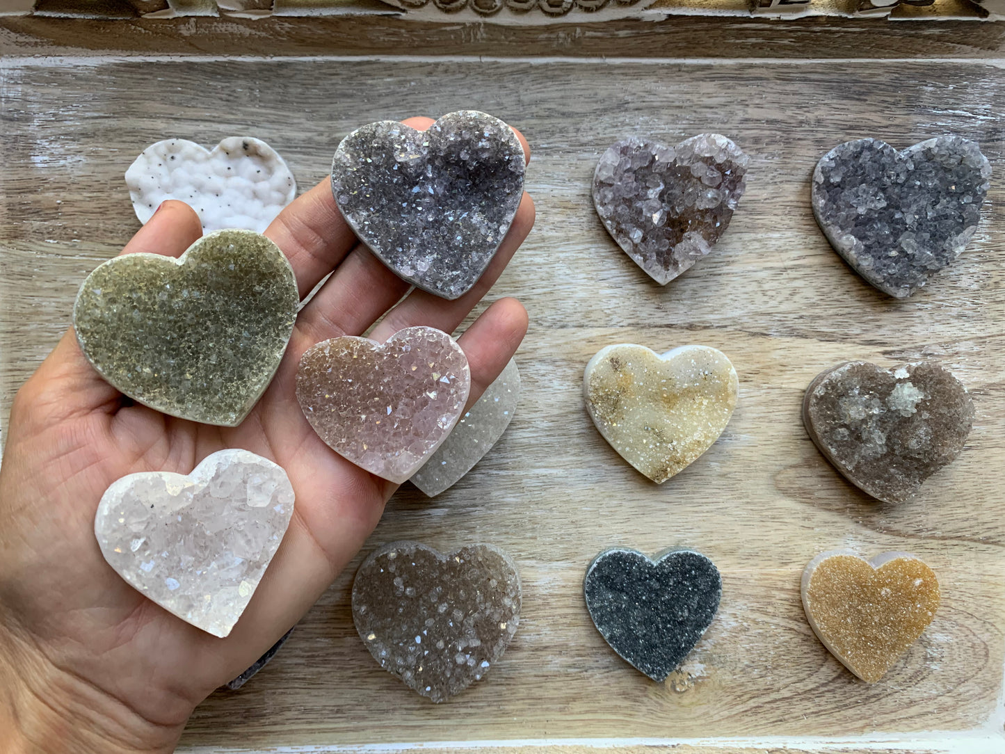 Druzy Heart (4-5 cm)