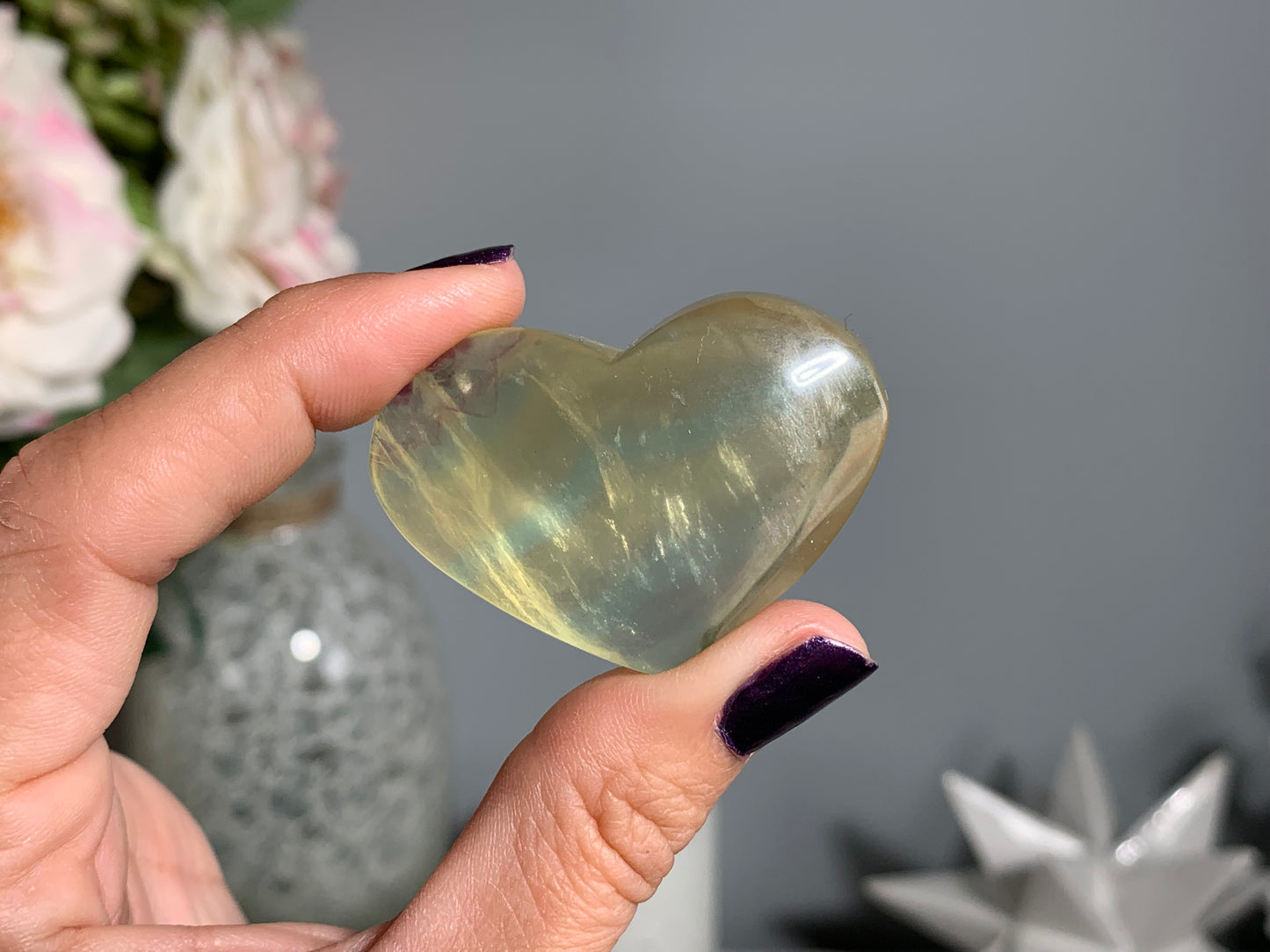 Medium Fluorite Heart