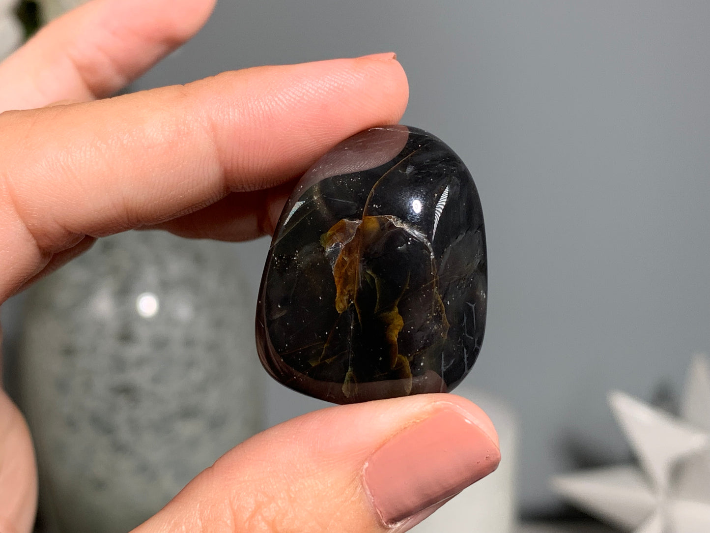 Tumbled Black Onyx