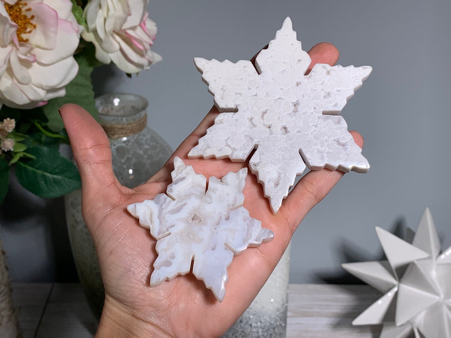 Snow Quartz Snowflake