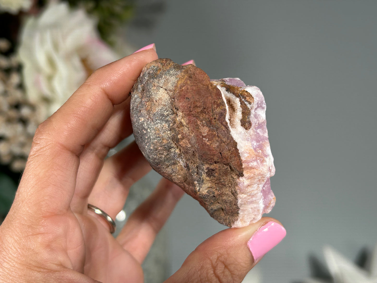 Natural Pink Aragonite (2.4", 61mm)