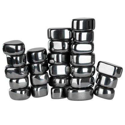Magnetic Hematite Tumbled Stones (1 lb)