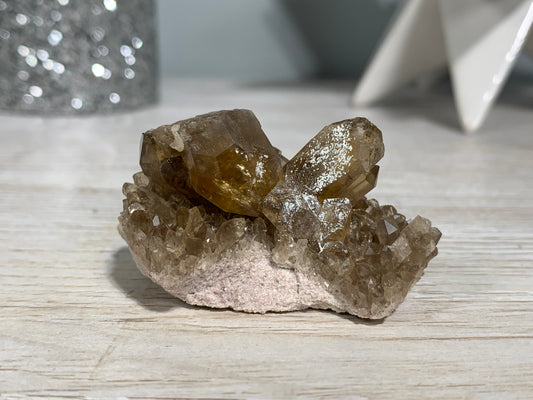 Congo Smoky Citrine Cluster (2.2", 55mm)