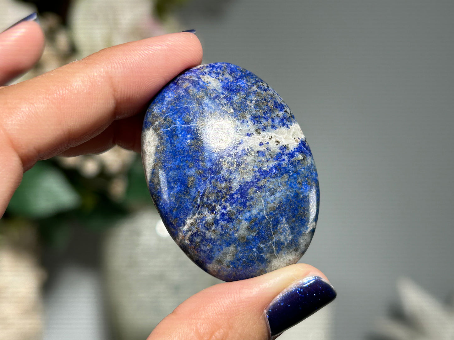 Lapis Lazuli Palm Stone Small