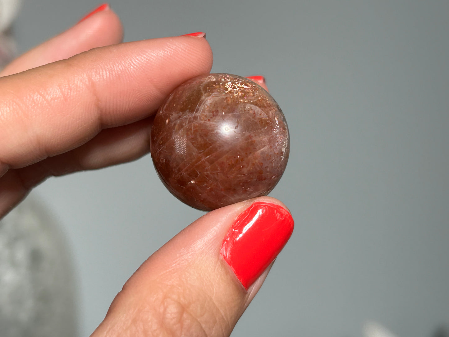 Confetti Sunstone Sphere (0.9", 24mm)