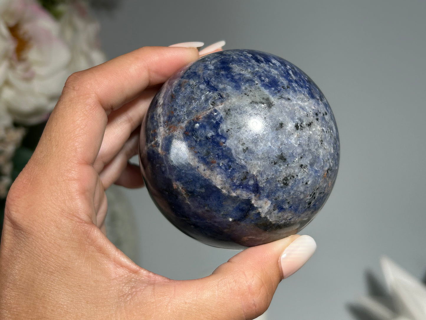 Sodalite Sphere (2.7", 69mm)