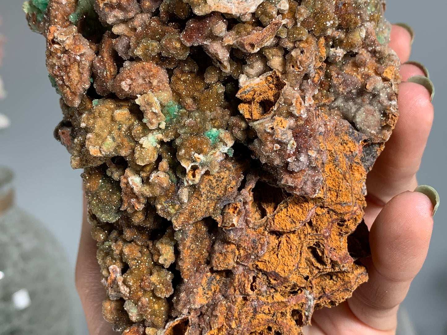 Druzy Chrysoprase (5", 126mm)