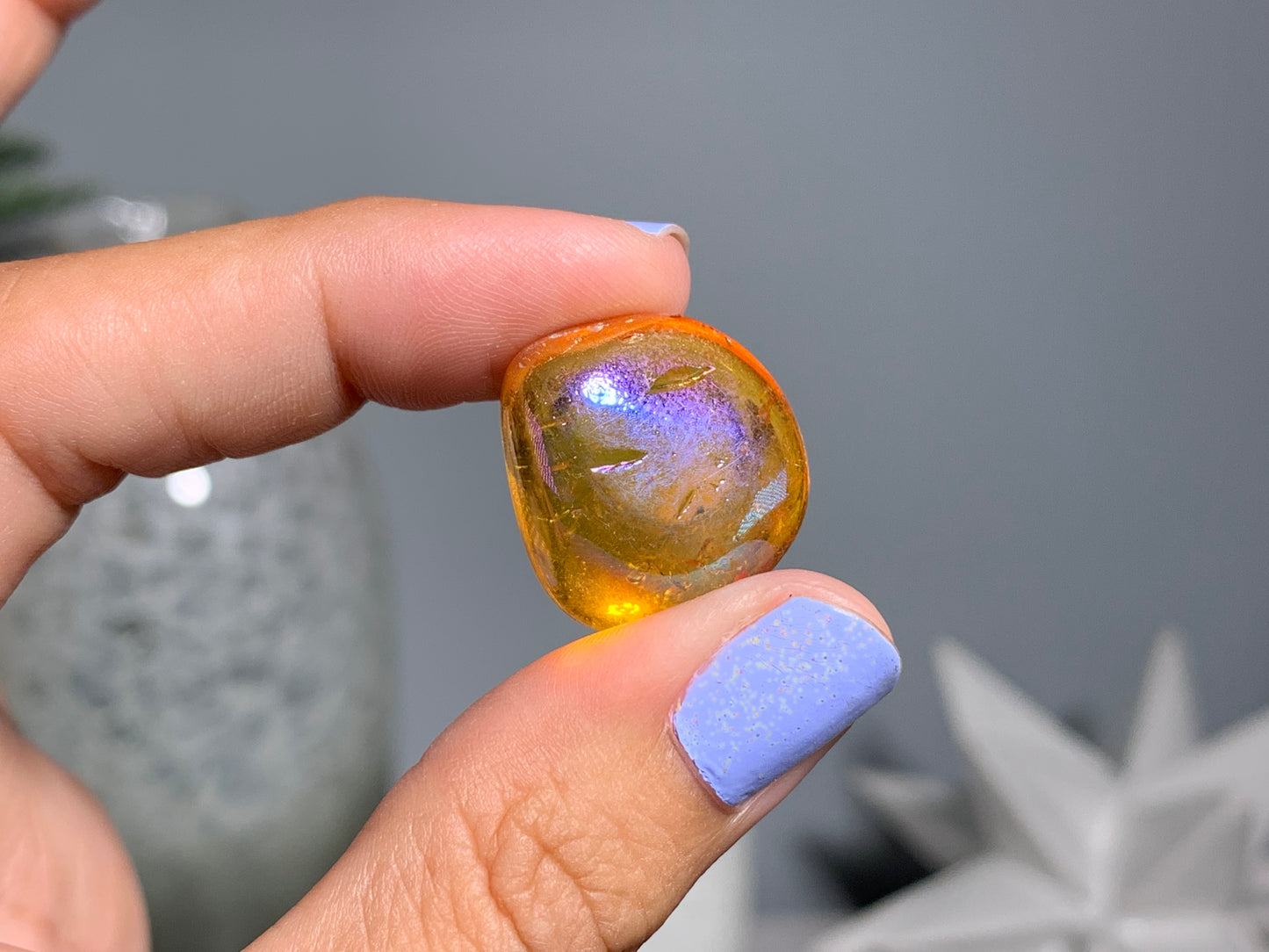 Tumbled Golden Aura Quartz