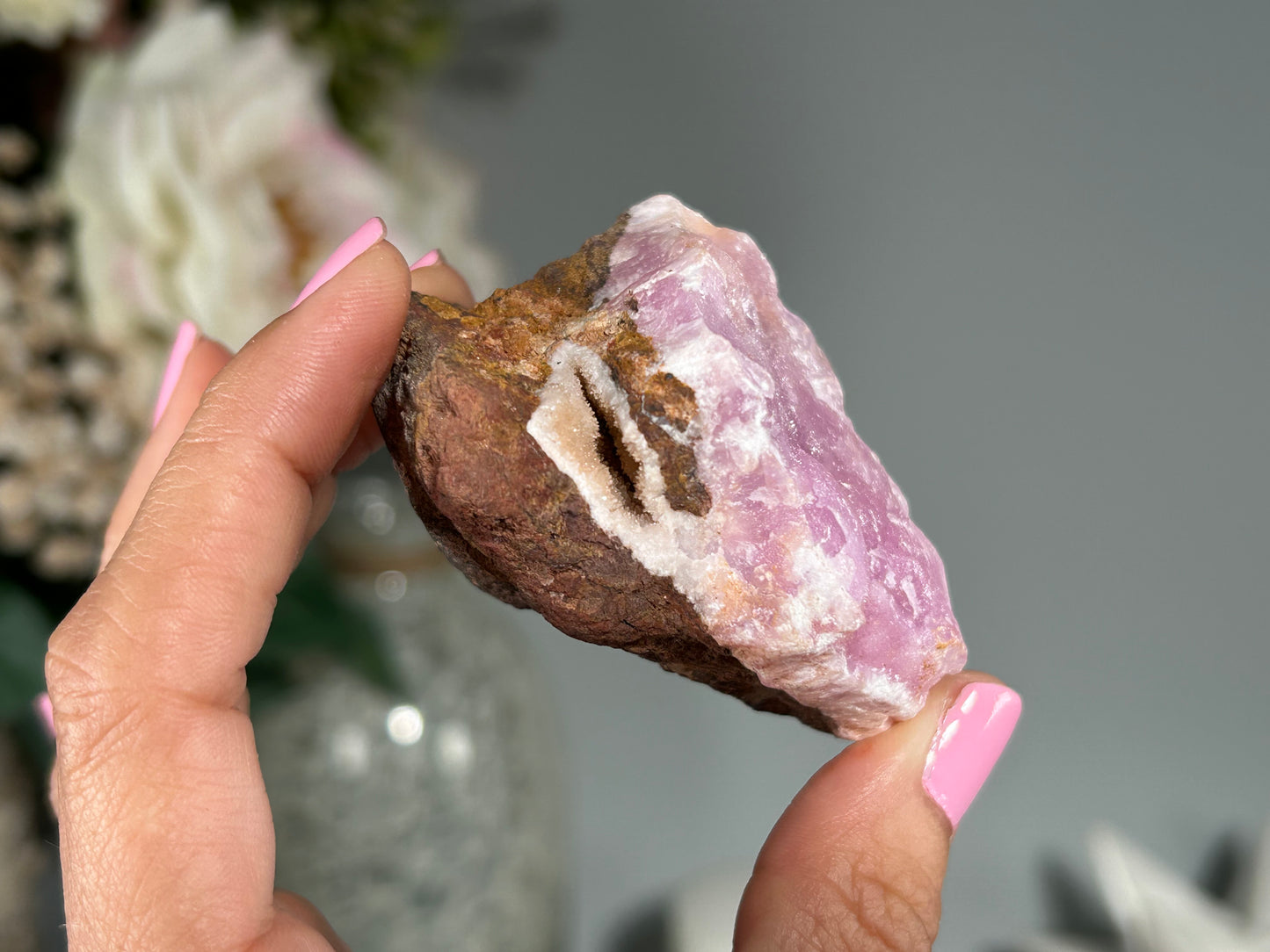 Natural Pink Aragonite (2.4", 61mm)