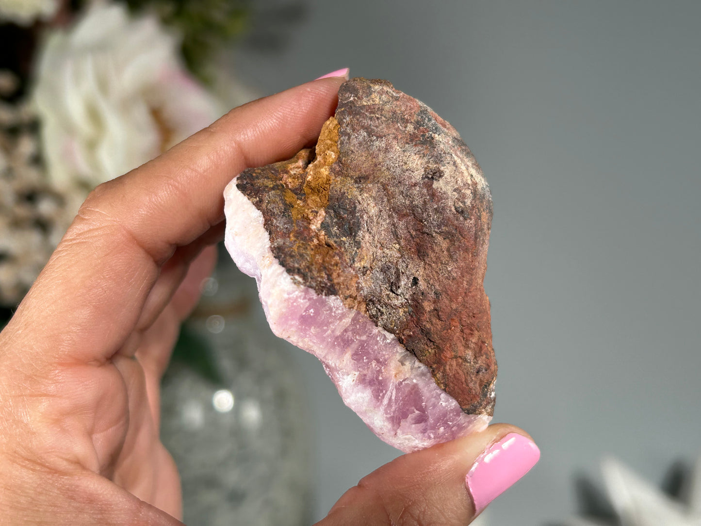 Natural Pink Aragonite (2.4", 61mm)