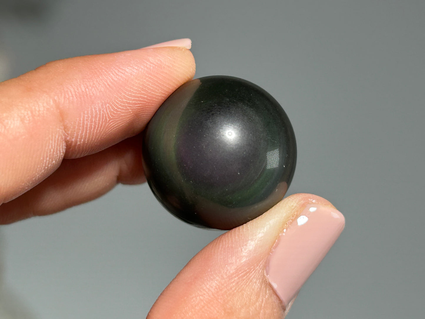 Small Rainbow Obsidian Sphere