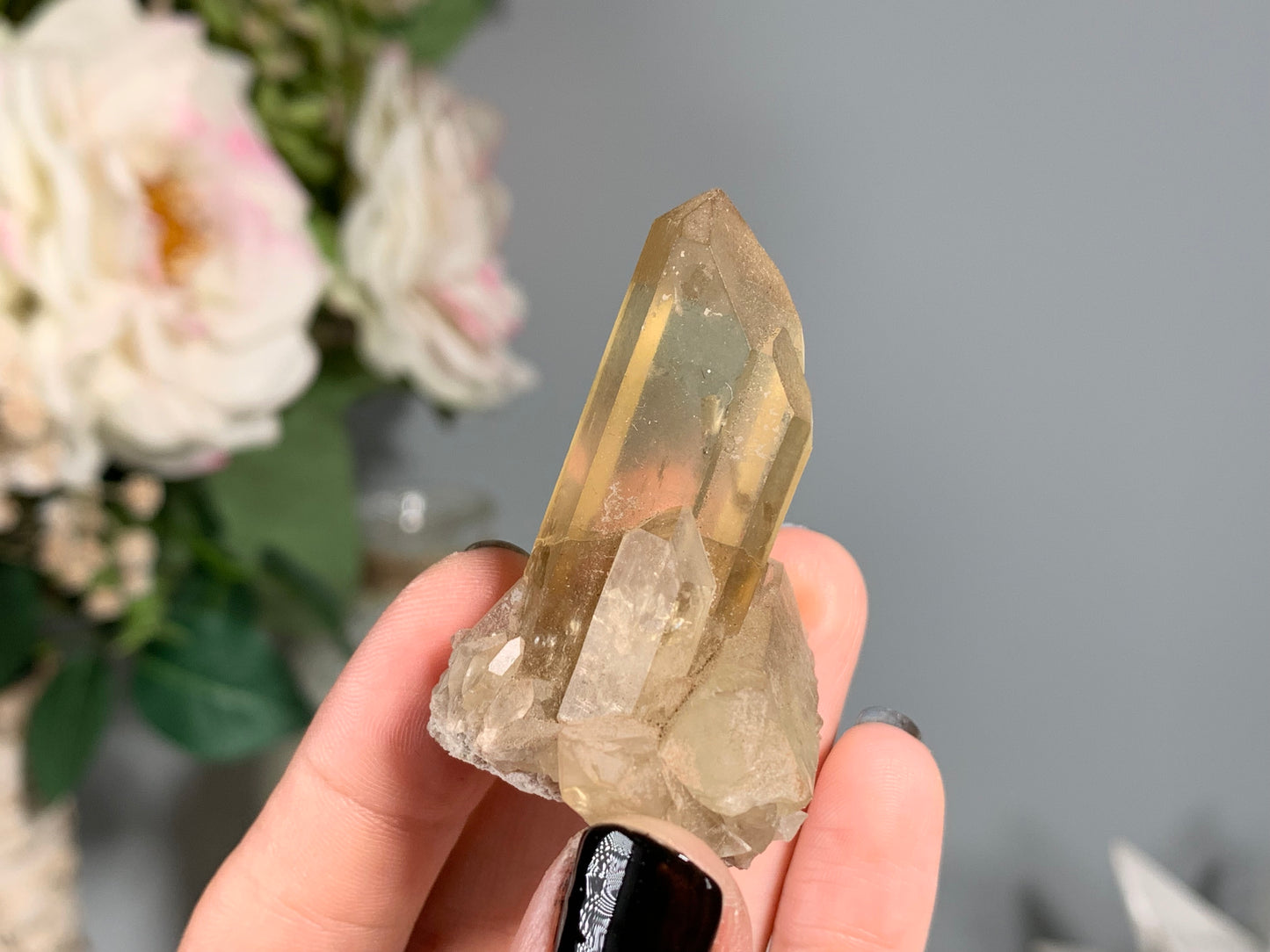 Congo Smoky Citrine Cluster (1.7", 43mm)