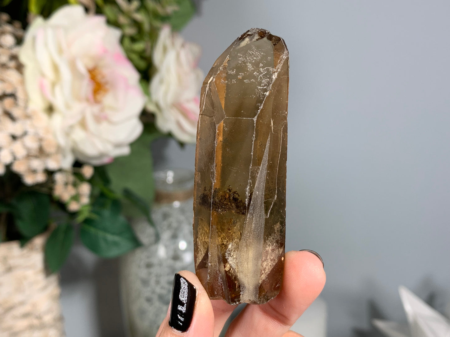 Congo Smoky Citrine Point (3", 76mm)