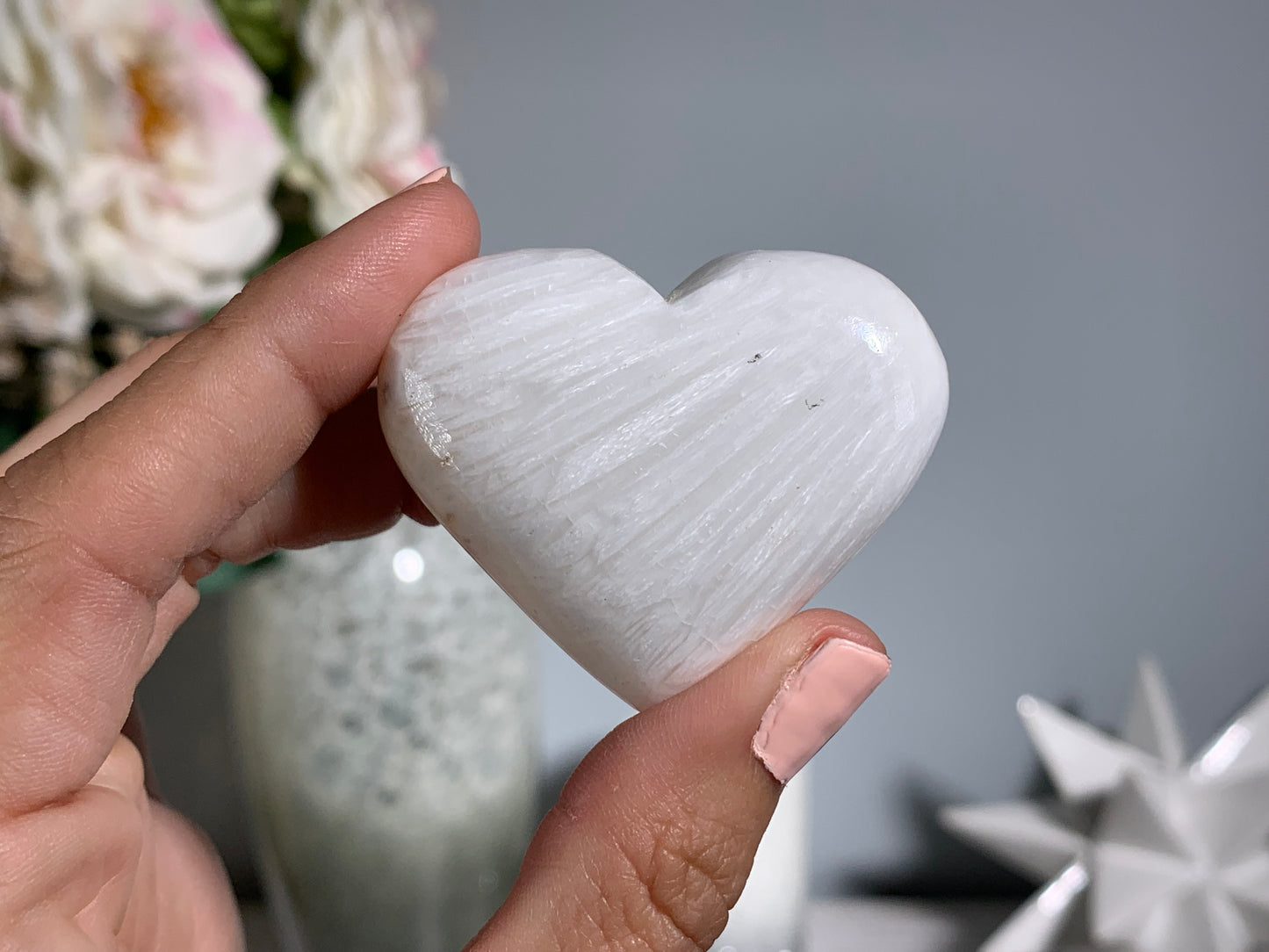 Small Scolecite Heart