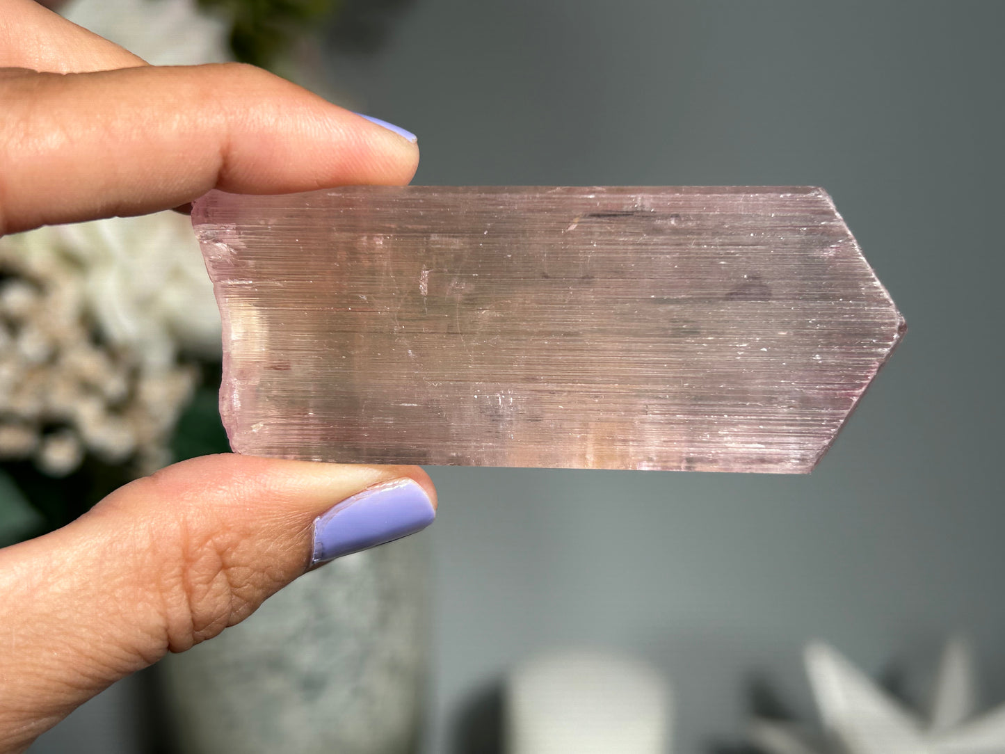 Natural Purple Kunzite Point (2.9", 75mm)