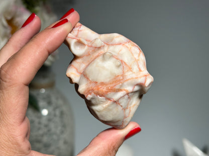 Red Vein Jasper Heart (2.9", 73mm)