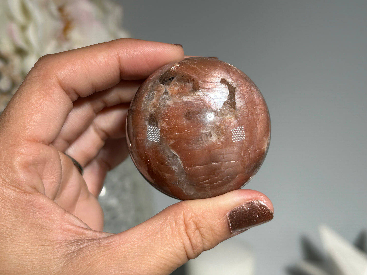 Confetti Sunstone Sphere (1.9", 48mm)