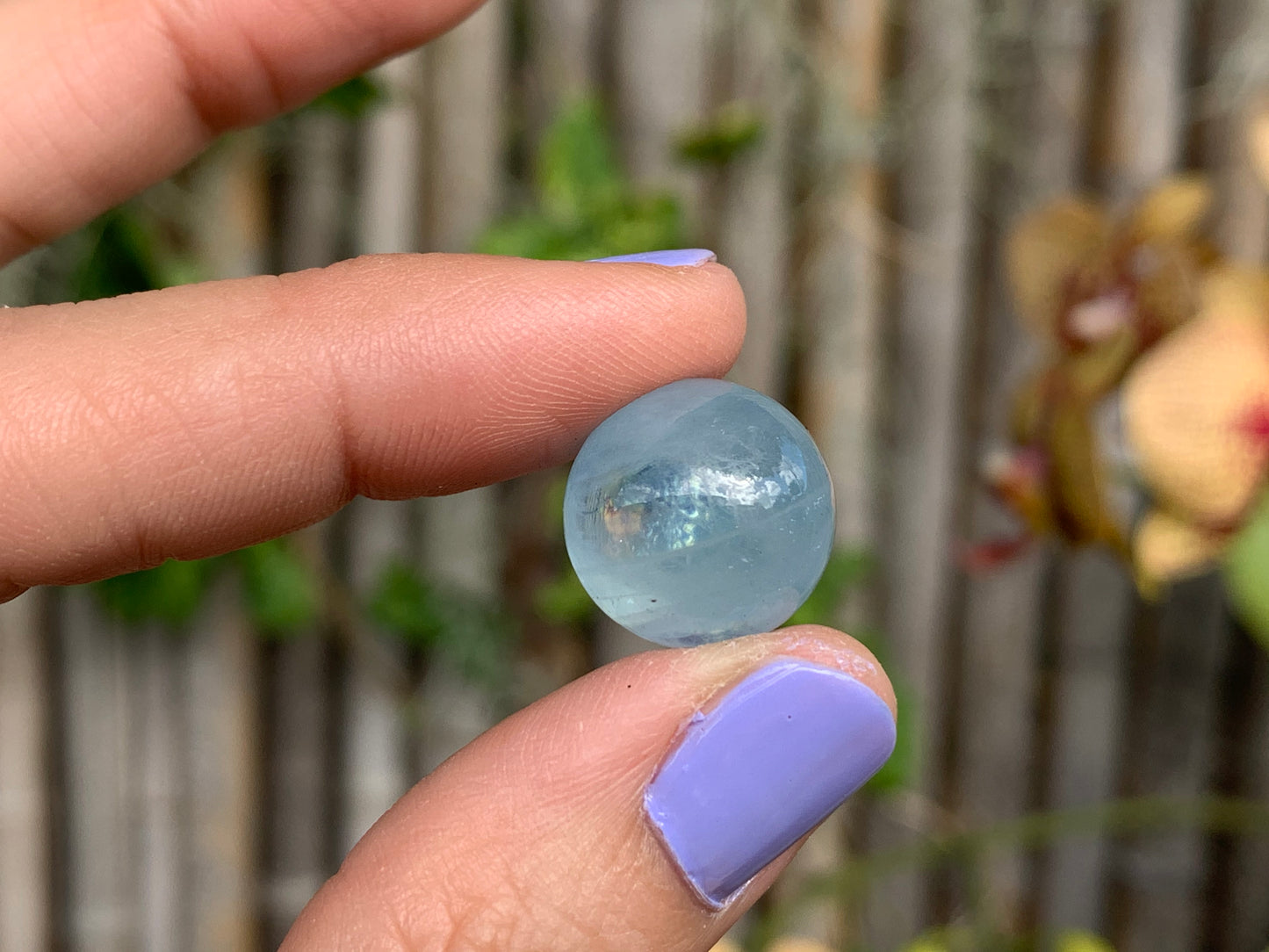 Mini Aquamarine Sphere