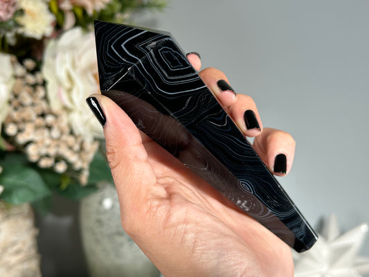 Black Agate Tower (5.7", 146mm)